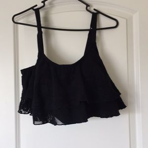 Torrid flouncy bikini top